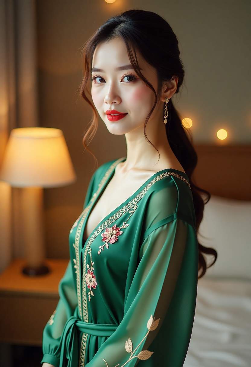 窗边自然光下的女性生活影像